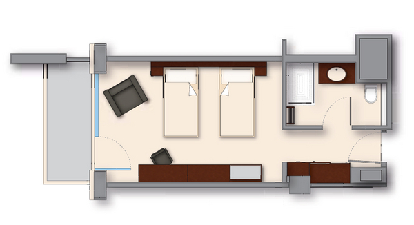 Aquaworld Standard szoba